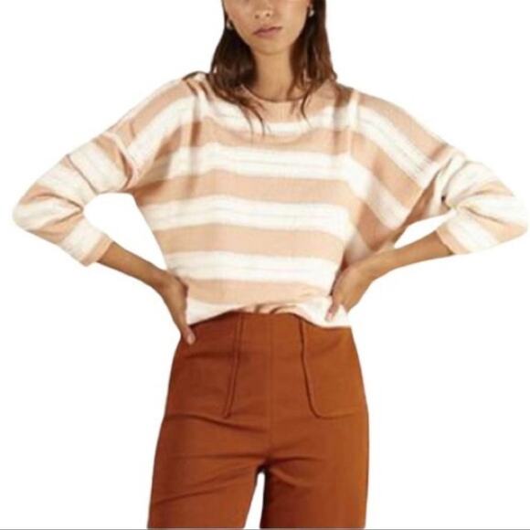 FRNCH Striped Thin Sweater Size Small/Medium - Picture 1 of 6